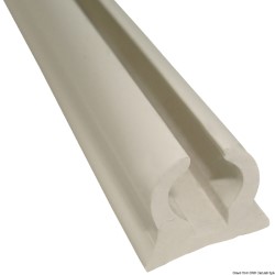 Liston PVC semi-rigide blanc p.tauds et capotes 4m 